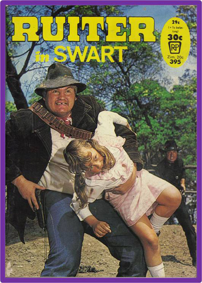 Ruiter in Swart